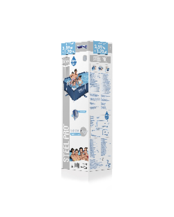 Дополнительное изображение книги «Bestway Deluxe 56403 Каркасный бассейн 259 x 170 x 61cm»