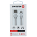 Swissten Textile Fast Charge 3A Lightning Кабель Для Зарядки и Переноса Данных 1.2m