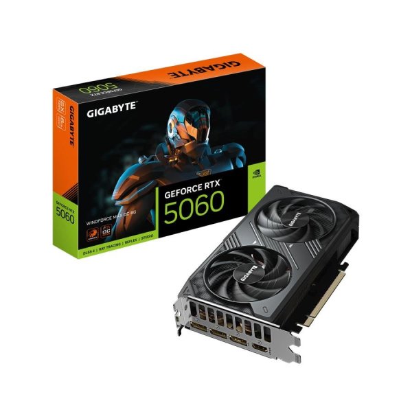Gigabyte VGA NVIDIA GeForce RTX 5060 GDDR7 Видеокарта 8GB