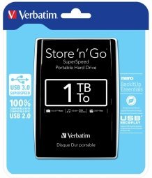 Обложка книги «Verbatim Внешний HDD Store & Go 1TB Black»