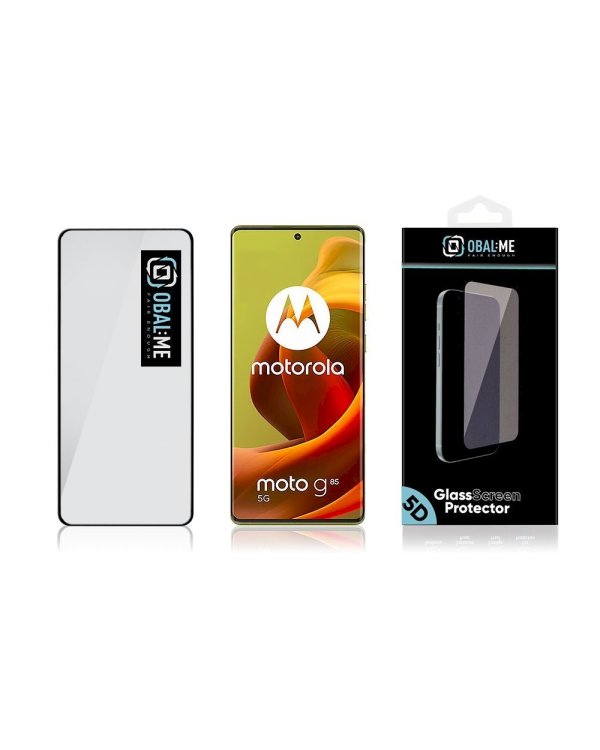 Дополнительное изображение книги «OBAL:ME 5D Glass Screen Protector Защитное стекло для Motorola G85 / чёрный»