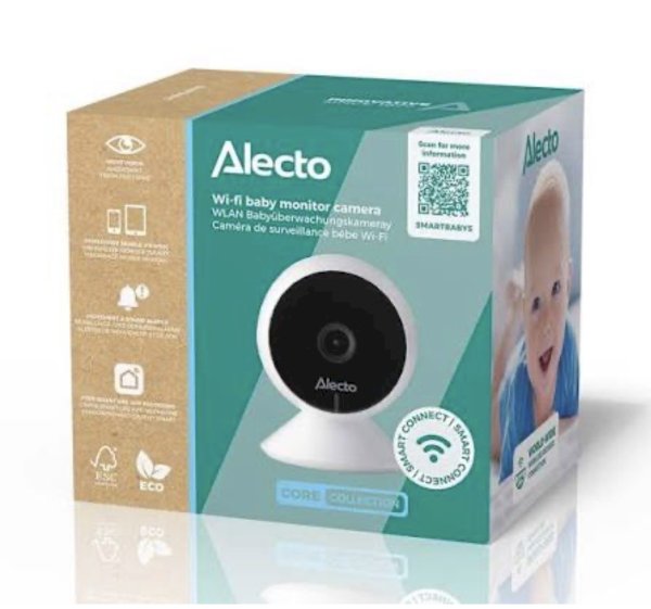 Alecto SMARTBABY5 Wi‑Fi Видеоняня С Камерой Белая