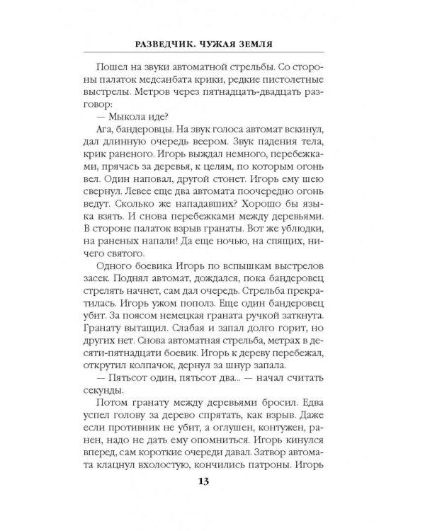 Разведчик. Чужая земля