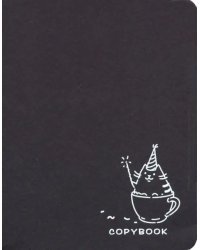 Тетрадь общая TOTAL BLACK. Философия кота, 48 листов, А5, клетка, в ассортименте
