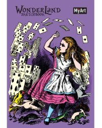 Скетчбук Wonderland sketchbook Алиса