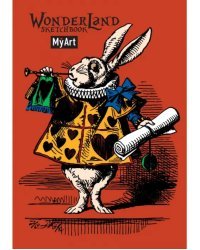 Скетчбук Wonderland sketchbook Кролик