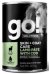 Консервы для собак Go! "Solutions Skin + Coat Care", с ягненком и треской, 400 г