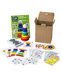 Посылка малышу 3-5 лет: IQ-пирамидка с системой развивающих заданий