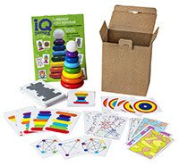 Обложка книги «Посылка малышу 3-5 лет: IQ-пирамидка с системой развивающих заданий», ISBN 9785811277476