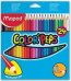 Цветные карандаши Color Peps, трехгранные, 24 цвета