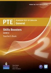 Pearson Test of English PTE: Pearson Test of English General Skills Booster Level 2 Teacher's Book and CD Pack (+ Audio CD)