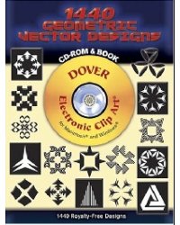 1440 Geometric Vector Designs (+ CD-ROM)