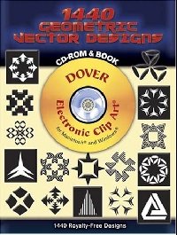 Обложка книги «1440 Geometric Vector Designs (+ CD-ROM)» — Miguel Angel Sanchez Serrano, ISBN 9780486998848