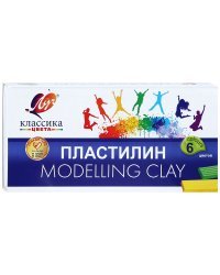 Пластилин &quot;Классика&quot;, 6 цветов