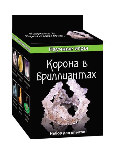 Обложка книги «Набор для опытов "Корона в бриллиантах"»