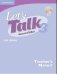 Let`s Talk 3. Teacher`s Manual (+ Audio CD)