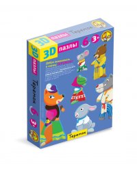 3D пазл "Терем-теремок", 18 элементов
