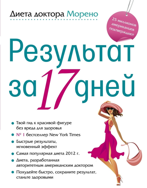 Диетология Диета доктора Морено. Результат за 17 дней