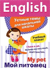 English. Мой питомец. Учебный плакат