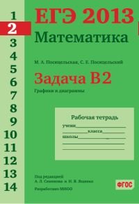 ЕГЭ 2013. Математика. Задача B2. Графики и диаграммы. Рабочая тетрадь. ФГОС