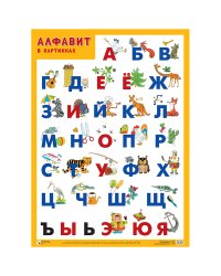 Алфавит в картинках. Плакат