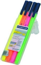 Набор текстмаркеров "Triplus textsurfer", 1-4 мм, 4 цвета