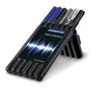 Набор пишущих принадлежностей "Triplus Mobil Black", 6 принадлежностей