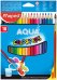 Карандаши цветные акварельные "Color Peps Aqua", 18 цветов + кисть