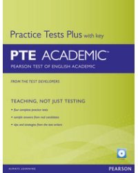 Pearson Test of English. Academic Practice Tests Plus with Key Pack (+ Audio CD)