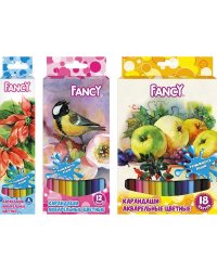 Набор акварельных карандашей "Fancy", 6 цветов