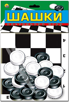 Обложка книги «Настольная игра «Шашки»», ISBN 9785378118328