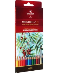 Карандаши акварельные "Mondeluz", 12 цветов