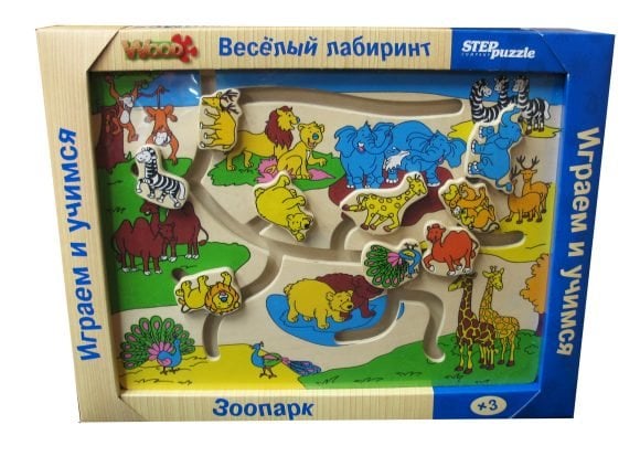 Игра "Веселый лабиринт. Зоопарк"