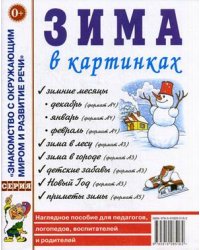 Зима в картинках. Наглядное пособие для педагогов, логопедов, воспитателей и родителей
