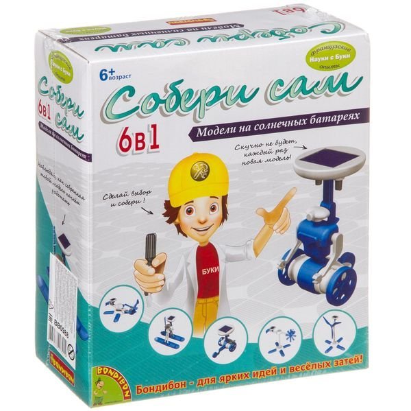 Французские опыты Науки с Буки. Собери сам 6 в 1