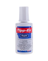Штрих "Tipp-ex Rapid" 20 мл, флакон с губкой