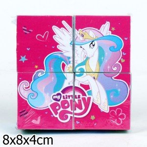 Обложка книги «Набор из 4 кубиков "My little pony"»
