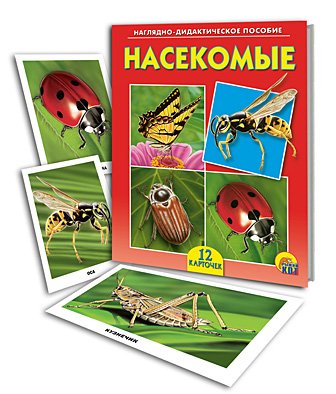 Обложка книги «Наглядно-дидактическое пособие "Насекомые"», ISBN 9785378068999