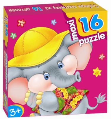 Обложка книги «Maxi Puzzle. Слоненок», ISBN 4607147364895