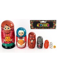 Матрёшка "Колобок" (7 персон)