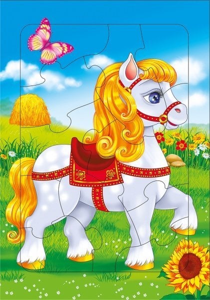 Развивающая рамка. Лошадка Развивающая рамка. Лошадка