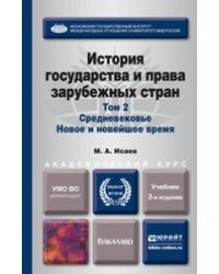 История государства и права зарубежных стран в 2-х томах. Том 2. Средневековье. Новое и новейшее время. Учебник для академического бакалавриата