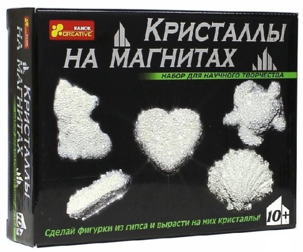 Кристаллы на магнитах (белые)