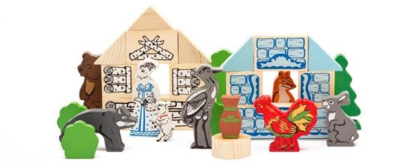 Конструктор 3 в 1 "Лесные сказки", 35 деталей