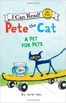 Обложка книги «Pete the Cat: A Pet for Pete» — Dean James, ISBN 9780062303790