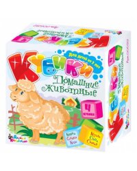 Кубики "Домашние животные", 4 штуки
