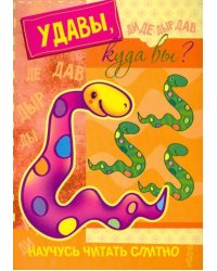 Удавы, куда вы?  Книжка с наклейками