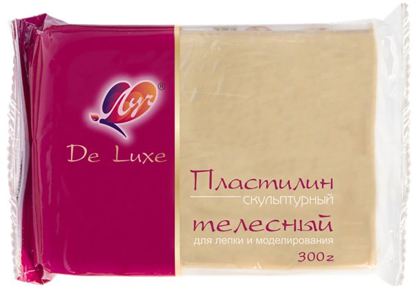 Пластилин скульптурный 300 г, телесный Пластилин скульптурный 300 г, телесный
