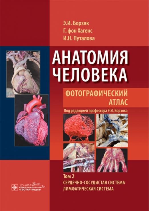 Анатомия человека. Фотографический атлас. В 3-х томах. Том 2. Сердечно-сосудистая система