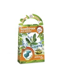 Делаем бомбочки для ванн "Дельфин" с ароматом зеленого чая